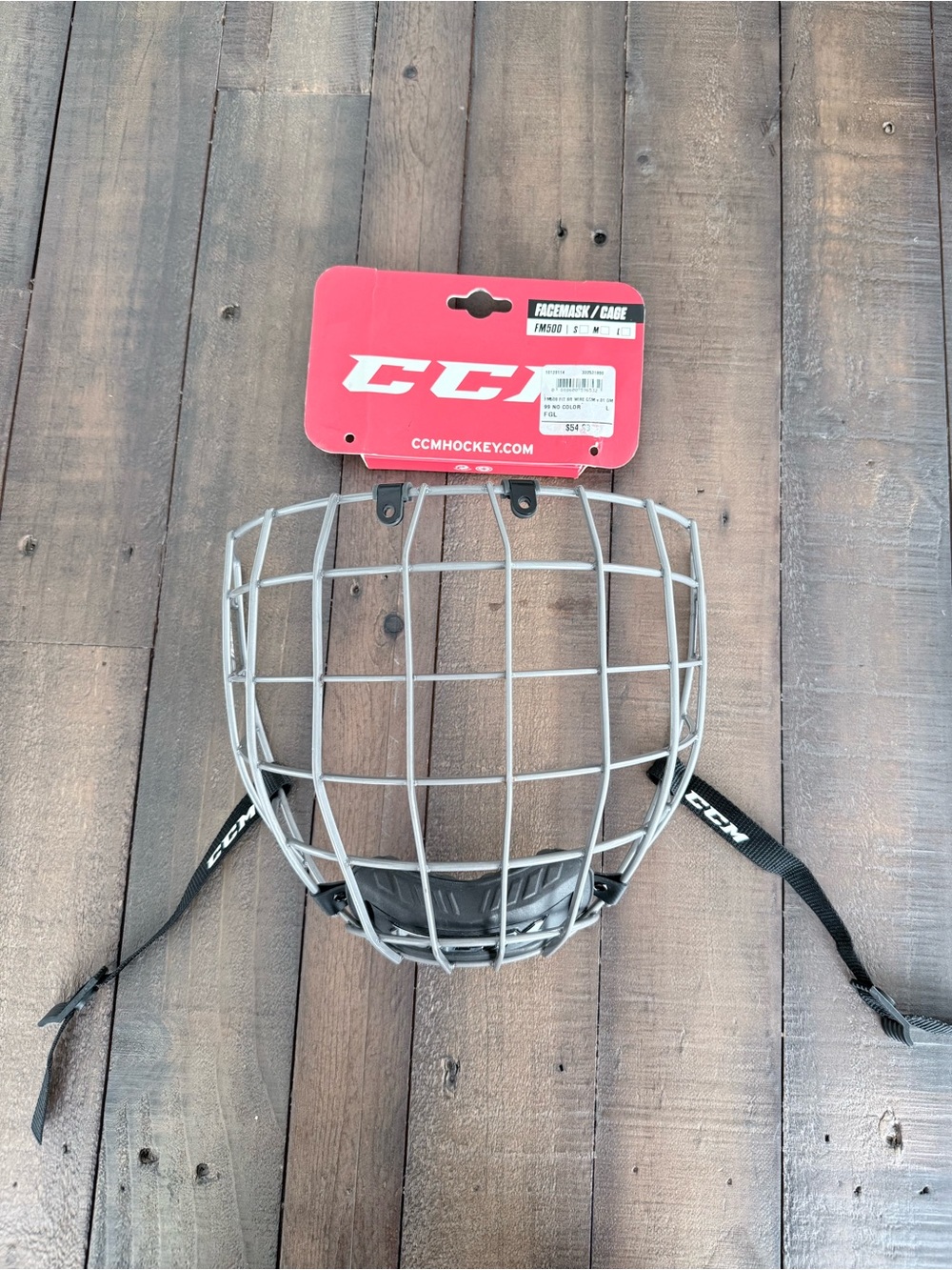 CCM 580 Face Mask Cage for Hockey Helmet - Adult Large - Gunmetal